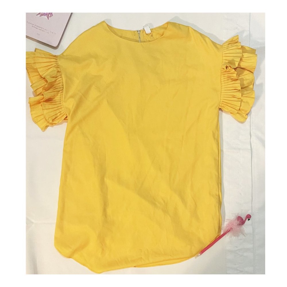 Lovesong - Yellow Shift Dress (M)